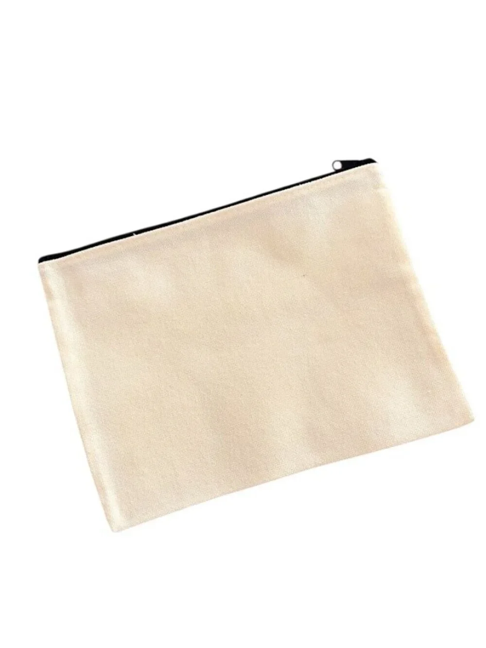 Mahjong Zip Pouch Accessory Makeup Linen Blend Brand New!